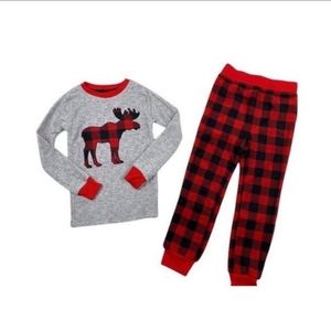 NWT Kids Eddie Bauer unisex buffalo plaid pajamas